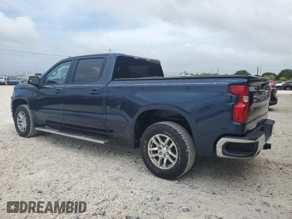 2021 Chevrolet Silverado 1500 LT with VIN 3GCUYDET2MG286536, listed as a Copart auction lot 79515474 with 53,626 mi miles and Salvage Title. Bid and sale history available at carsss.com. Image 2.