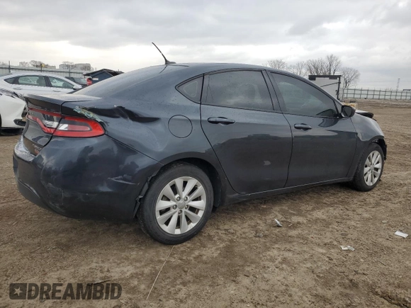 2014 Dodge Dart Aero with VIN 1C3CDFDH9ED678058, listed as a Copart auction lot 41396525 with 137,264 mi miles and Salvage Title. Bid and sale history available at carsss.com. Image 3.