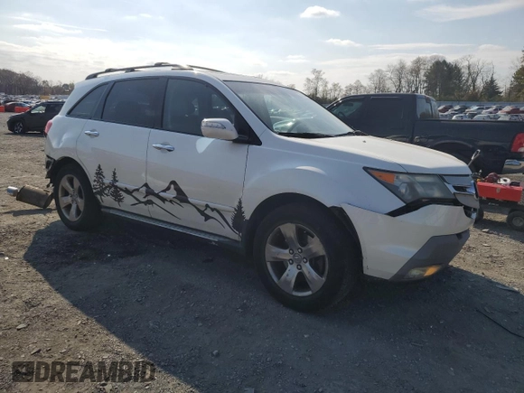 2009 Acura MDX Sport/Entertainment Pkg with VIN 2HNYD28809H503060, listed as a Copart auction lot 78423424 with 232,337 mi miles and Salvage Title. Bid and sale history available at carsss.com. Image 4.