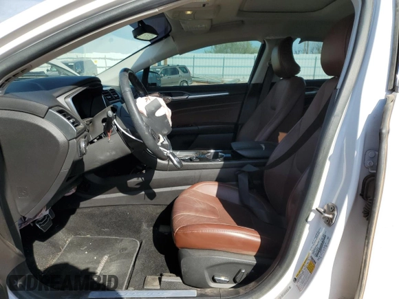 2016 Ford Fusion Titanium with VIN 3FA6P0K96GR132729, listed as a Copart auction lot 50542905 with 48,566 mi miles and Salvage Title. Bid and sale history available at DreamBid. Image 7.