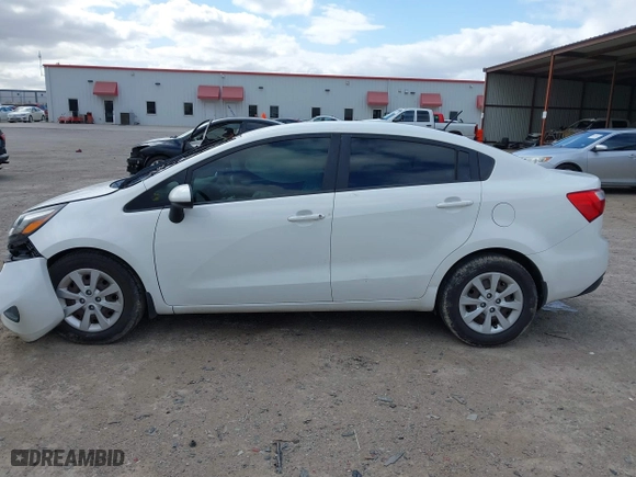 2013 Kia Rio LX with VIN KNADM4A3XD6236578, listed as a IAAI auction lot 41722410 with 174,894 mi miles. Bid and sale history available at carsss.com. Image 14.
