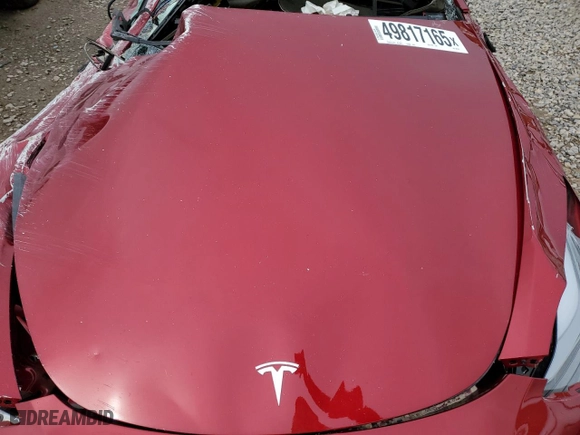 2025 Tesla Model Y Long Range with VIN 7SAYGAEE5SF307924, listed as a Copart auction lot 49817165 with 0 mi miles and Clean Title. Bid and sale history available at carsss.com. Image 12.