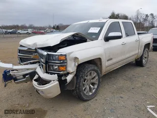 2015 Chevrolet Silverado 1500 High Country with VIN 3GCUKTEC7FG167296, listed as a IAAI auction lot 41706967 with 157,053 mi miles. Bid and sale history available at carsss.com. Image 17.