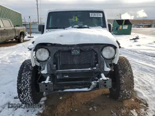 2018 Jeep Wrangler JK Unlimited Sport S with VIN 1C4BJWDG2JL846307, listed as a Copart auction lot 87287374 with 0 mi miles and Salvage Title. Bid and sale history available at carsss.com. Image 5.