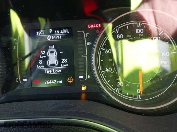 2019 Jeep Cherokee Latitude Plus with VIN 1C4PJMLB2KD261304, listed as a IAAI auction lot 41877500 with 76,442 mi miles and . Bid and sale history available at DreamBid. Image 7.