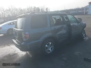 2007 Honda Pilot EX-L with VIN 5FNYF28657B023999, listed as a IAAI auction lot 41520899 with 270,222 mi miles. Bid and sale history available at carsss.com. Image 4.