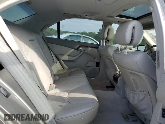 2005 Mercedes-Benz S 55 AMG with VIN WDBNG74J15A455422, listed as a Copart auction lot 54791415 with 144,796 mi miles and Clean Title. Bid and sale history available at DreamBid. Image 10.