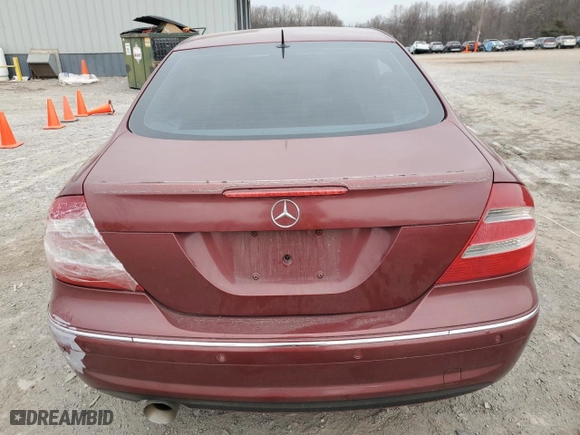 2003 Mercedes-Benz CLK-Class 5.0L with VIN WDBTJ75J83F022638, listed as a Copart auction lot 46781465 with 187,121 mi miles and Salvage Title. Bid and sale history available at carsss.com. Image 6.