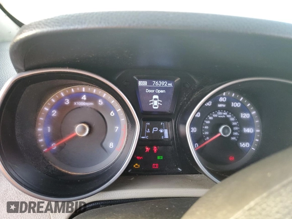 2013 Hyundai Elantra GT with VIN KMHD35LE8DU033447, listed as a Copart auction lot 74469134 with 0 mi miles and Salvage Title. Bid and sale history available at carsss.com. Image 9.