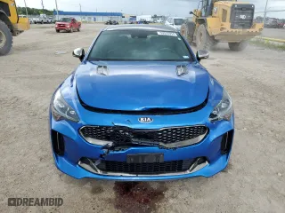 2019 Kia Stinger GT1 with VIN KNAE45LC7K6053028, listed as a Copart auction lot 59535094 with 44,790 mi miles and Salvage Title. Bid and sale history available at carsss.com. Image 5.
