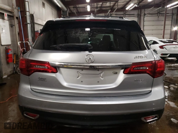 2016 Acura MDX w/Tech/Entertainment with VIN 5FRYD4H69GB046931, listed as a Copart auction lot 44609095 with 148,781 mi miles and Salvage Title. Bid and sale history available at carsss.com. Image 6.
