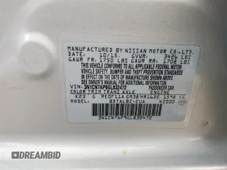 2016 Nissan Versa S with VIN 3N1CN7AP9GL832472, listed as a Copart auction lot 57398035 with 71,349 mi miles and Salvage title. Bid and sale history available at DreamBid. Image 12.