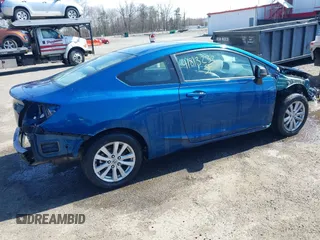 2012 Honda Civic Cpe EX with VIN 2HGFG3B83CH540485, listed as a IAAI auction lot 41813232 with 212,901 mi miles. Bid and sale history available at carsss.com. Image 4.