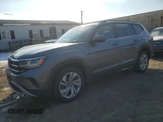 2021 Volkswagen Atlas SE z VIN 1V2KP2CA3MC564703, wystawiony jako Copart lot #42415975 z przebiegiem 37 344 mil mil oraz Szkoda całkowita • Salvage title. Historia ofert i sprzedaży dostępna na DreamBid. Obrazek 1.