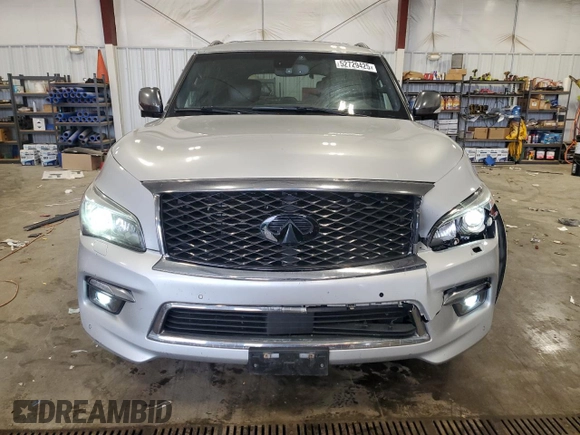 2015 Infiniti QX80 with VIN JN8AZ2NE4F9085038, listed as a Copart auction lot 52729425 with 214,783 mi miles and Clean title. Bid and sale history available at DreamBid. Image 5.