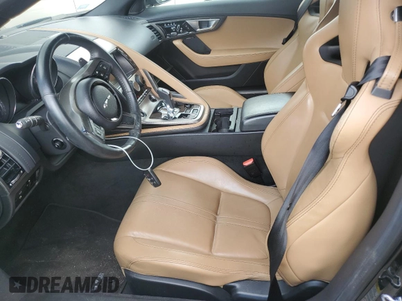 2014 Jaguar F-Type V6 with VIN SAJWA6E73E8K05239, listed as a Copart auction lot 74325574 with 53,882 mi miles and Non Repairable. Bid and sale history available at DreamBid. Image 7.