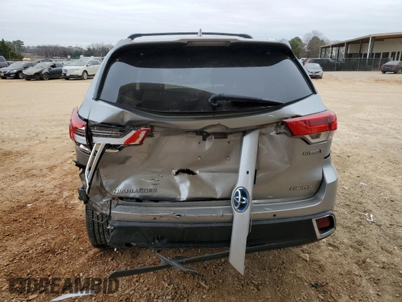 2019 Toyota Highlander Hybrid Limited with VIN 5TDDGRFHXKS075626, listed as a Copart auction lot 46043425 with 47,137 mi miles and Clean title. Bid and sale history available at DreamBid. Image 6.