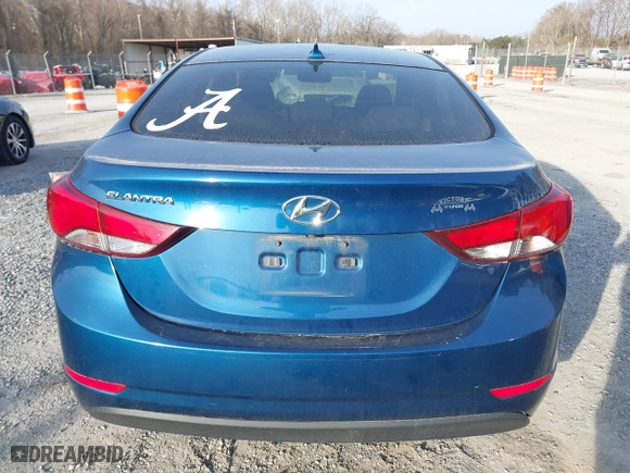 2016 Hyundai Elantra SE with VIN KMHDH4AE5GU600930, listed as a IAAI auction lot 41731973 with 184,414 mi miles. Bid and sale history available at carsss.com. Image 16.