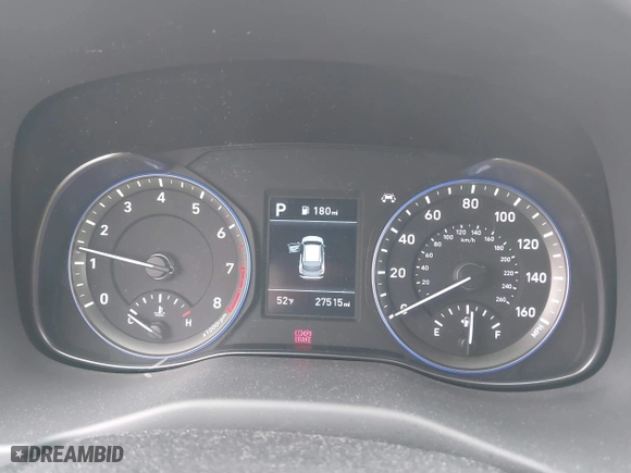 2019 Hyundai Kona SEL with VIN KM8K2CAA8KU360619, listed as a IAAI auction lot 41692944 with 27,515 mi miles. Bid and sale history available at carsss.com. Image 7.