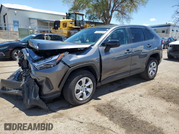 2024 Toyota RAV4 LE with VIN 2T3F1RFV9RC476045, listed as a Copart auction lot 55453285 with 7,622 mi miles and Salvage title. Bid and sale history available at DreamBid. Image 1.