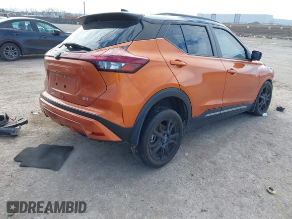 2023 Nissan Kicks SR with VIN 3N1CP5DV8PL490487, listed as a IAAI auction lot 41624376 with 25,525 mi miles and . Bid and sale history available at carsss.com. Image 4.