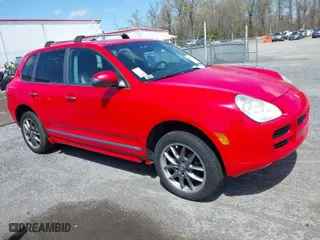2006 Porsche Cayenne S with VIN WP1AB29P46LA69595, listed as a IAAI auction lot 41854529 with NaN miles. Bid and sale history available at carsss.com. Image 1.