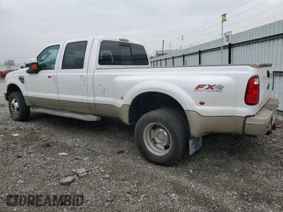 2010 Ford F-350 XL with VIN 1FTWW3DR4AEA57907, listed as a Copart auction lot 43471945 with 121,505 mi miles and Salvage title. Bid and sale history available at DreamBid. Image 2.
