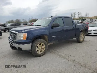 2012 GMC Sierra 1500 SLE with VIN 3GTP2VE70CG257543, listed as a Copart auction lot 51499435 with 195,636 mi miles and Salvage title. Bid and sale history available at DreamBid. Image 1.
