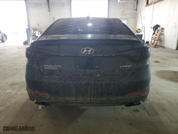 2016 Hyundai Sonata 2.4L Sport with VIN 5NPE34AF4GH356763, listed as a Copart auction lot 46687615 with 55,702 mi miles and Salvage Title. Bid and sale history available at carsss.com. Image 6.