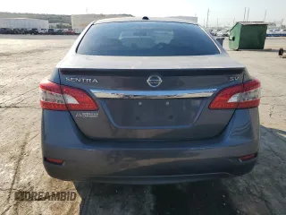 2015 Nissan Sentra S with VIN 3N1AB7AP1FY367574, listed as a Copart auction lot 75416544 with 153,279 mi miles and Salvage Title. Bid and sale history available at carsss.com. Image 6.