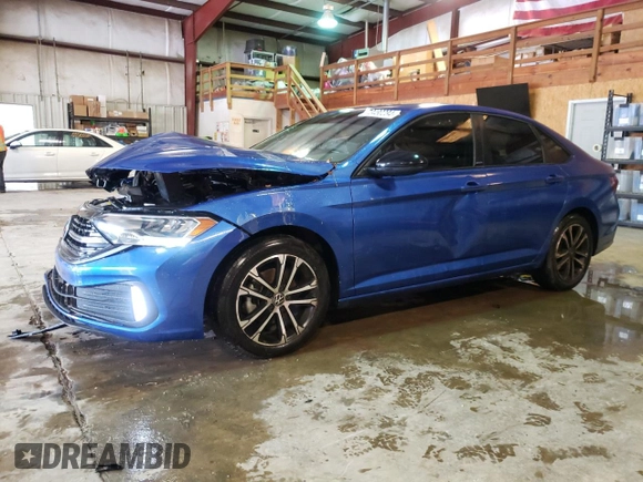 2023 Volkswagen Jetta Sport z VIN 3VWBM7BU6PM031683, wystawiony jako Copart lot #73480284 z przebiegiem 42 970 mil mil oraz Szkoda całkowita • Salvage title. Historia ofert i sprzedaży dostępna na DreamBid. Obrazek 1.