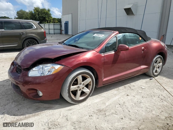 2007 Mitsubishi Eclipse GT with VIN 4A3AL35T07E065893, listed as a Copart auction lot 72696574 with 119,177 mi miles and Salvage Title. Bid and sale history available at carsss.com. Image 1.
