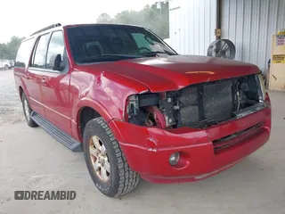 2009 Ford Expedition Max SSV with VIN 1FMFK155X9LA06636, listed as a IAAI auction lot 42740671 with 201,251 mi miles and . Bid and sale history available at DreamBid. Image 1.