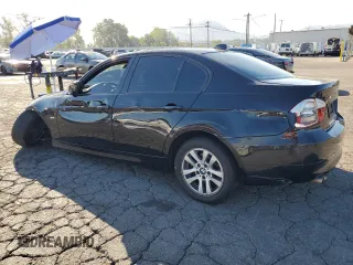 2007 BMW 3 Series 328i with VIN WBAVC53537FZ74075, listed as a Copart auction lot 52943835 with 107,117 mi miles and Salvage Title. Bid and sale history available at carsss.com. Image 2.