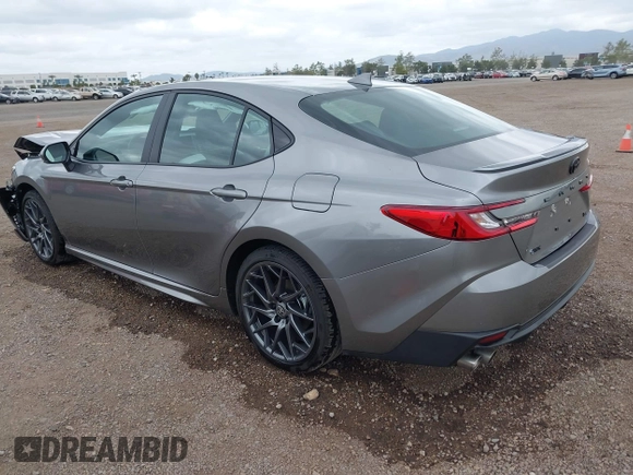 2025 Toyota Camry LE with VIN 4T1DAACK8SU571597, listed as a IAAI auction lot 42051463 with 1,681 mi miles and . Bid and sale history available at DreamBid. Image 3.
