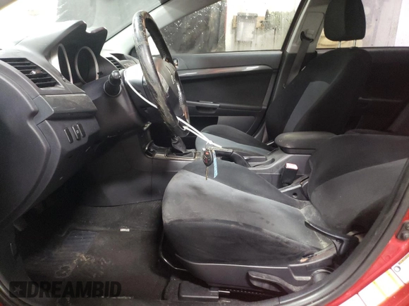 2010 Mitsubishi Lancer GTS with VIN JA32X8HW8AU004043, listed as a Copart auction lot 52017665 with 129,846 mi miles and Salvage Title. Bid and sale history available at DreamBid. Image 7.