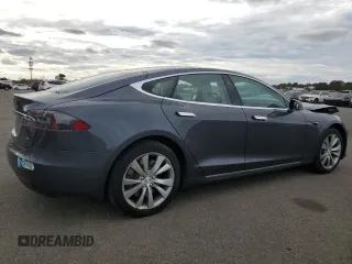 2017 Tesla Model S 60 with VIN 5YJSA1E14HF195384, listed as a Copart auction lot 78435364 with 49,736 mi miles and Salvage title. Bid and sale history available at DreamBid. Image 3.