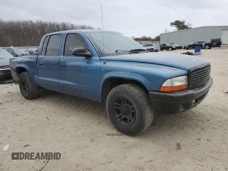 2004 Dodge Dakota Sport with VIN 1D7HL38K34S524373, listed as a Copart auction lot 47270165 with 158,308 mi miles and Salvage Title. Bid and sale history available at carsss.com. Image 4.