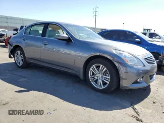 2015 Infiniti Q40 with VIN JN1CV6ARXFM522699, listed as a Copart auction lot 74004004 with 0 mi miles and Salvage Title. Bid and sale history available at carsss.com. Image 4.