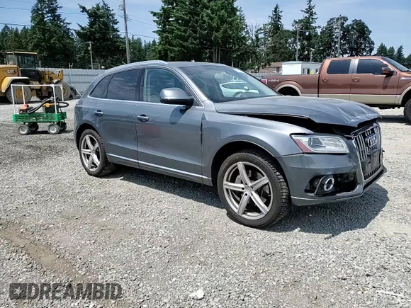 2015 Audi Q5 Premium Plus with VIN WA1CMAFP2FA032411, listed as a Copart auction lot 60981165 with 123,270 mi miles and Salvage title. Bid and sale history available at DreamBid. Image 14.