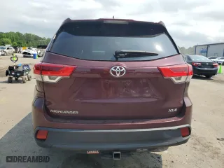2019 Toyota Highlander SE with VIN 5TDKZRFH4KS348934, listed as a Copart auction lot 53973054 with 46,556 mi miles and Salvage Title. Bid and sale history available at carsss.com. Image 6.
