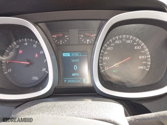 2014 Chevrolet Equinox LT with VIN 2GNFLFEK5E6318684, listed as a IAAI auction lot 41988931 with 60,837 mi miles. Bid and sale history available at carsss.com. Image 7.