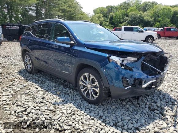 2020 GMC Terrain SLT z VIN 3GKALPEX0LL194034, wystawiony jako Copart lot #58690205 z przebiegiem 44 760 mil mil oraz Szkoda całkowita • Salvage title. Historia ofert i sprzedaży dostępna na DreamBid. Obrazek 4.