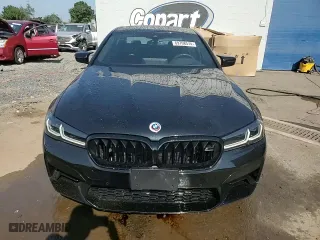 2023 BMW M5 with VIN WBS83CH07PCL16321, listed as a Copart auction lot 69708574 with 11,083 mi miles and Salvage Title. Bid and sale history available at carsss.com. Image 15.
