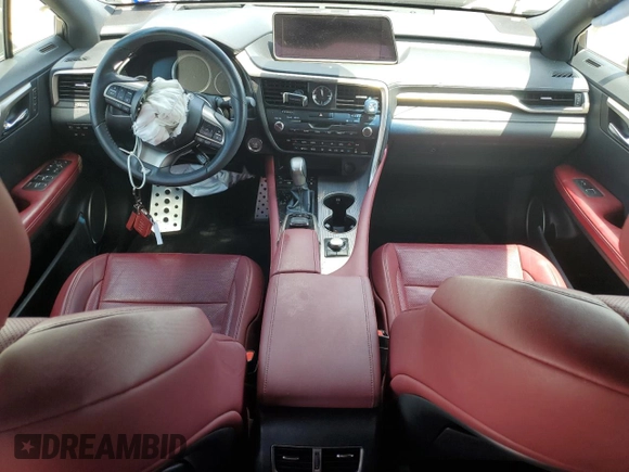 2017 Lexus RX 350 with VIN 2T2BZMCA7HC126055, listed as a Copart auction lot 60569195 with 68,973 mi miles and Salvage title. Bid and sale history available at DreamBid. Image 8.