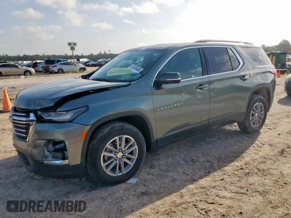 2023 Chevrolet Traverse LT Cloth with VIN 1GNERGKW3PJ108498, listed as a Copart auction lot 61243445 with 101,936 mi miles and Salvage title. Bid and sale history available at DreamBid. Image 1.