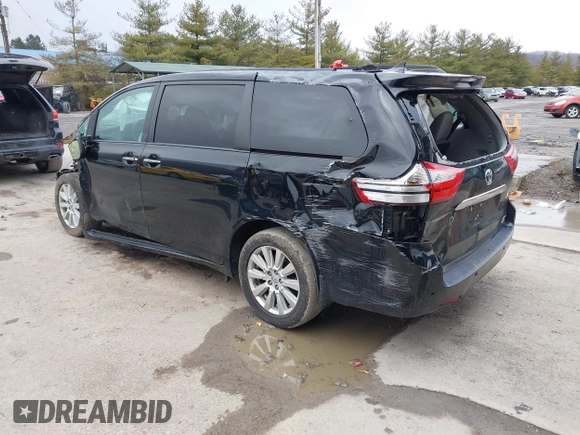 2017 Toyota Sienna XLE with VIN 5TDDZ3DC9HS147035, listed as a IAAI auction lot 41737602 with 82,008 mi miles and . Bid and sale history available at DreamBid. Image 3.