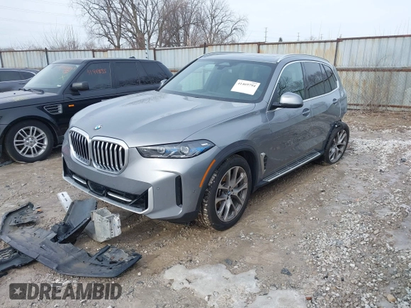 2025 BMW X5 xDrive40i with VIN 5UX23EU02S9X44610, listed as a IAAI auction lot 41469794 with 1,964 mi miles. Bid and sale history available at carsss.com. Image 19.