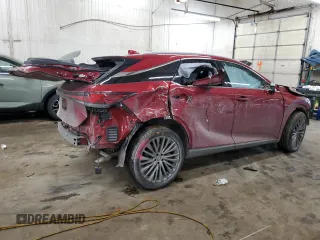 2024 Lexus RX with VIN 2T2BAMCA7RC059871, listed as a Copart auction lot 84536274 with 0 mi miles and Salvage Title. Bid and sale history available at carsss.com. Image 3.
