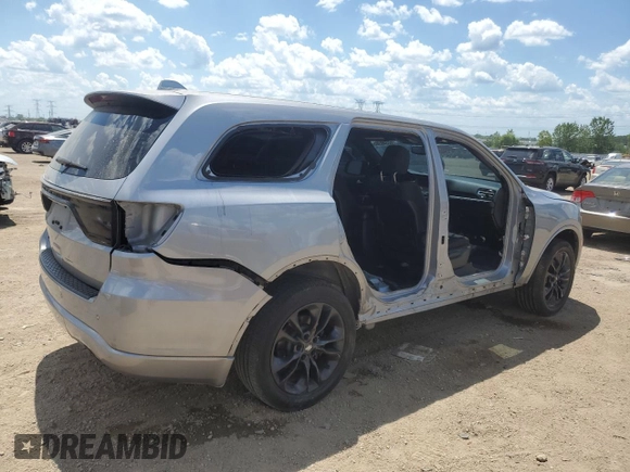 2021 Dodge Durango SXT Plus with VIN 1C4RDJAG7MC522352, listed as a Copart auction lot 62340385 with 76,593 mi miles and Salvage title. Bid and sale history available at DreamBid. Image 3.